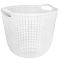 thumbnail image 1 of Cesto Para Ropa Organizador Tipo Tejido Plástico Blanco, 1 of 4