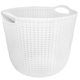 thumbnail image 1 of Cesto Para Ropa Organizador Tipo Tejido Plástico Blanco, 1 of 4