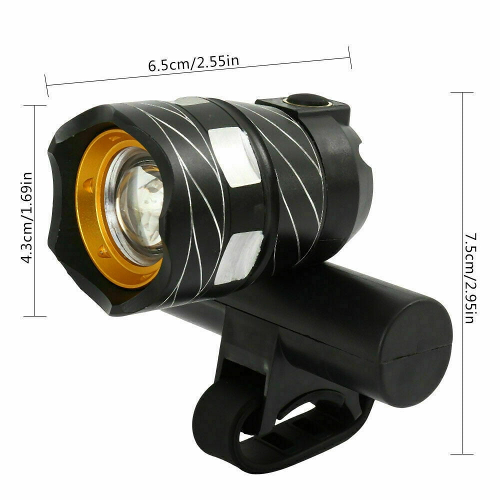 Rechargeable 15000LM XML T6 LED MTB Bicycle Light Bike Front Headlight USB Zoom Rechargeable 15000LM XML T6 LED MTB Bicycle Light Bike Front Headlight USB Zoom