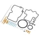 thumbnail image 4 of Kit de herramientas de reparación de carburador 26-1270 para accesorios de mantenimiento Yamaha YZ450F 2007-2009, 4 of 8