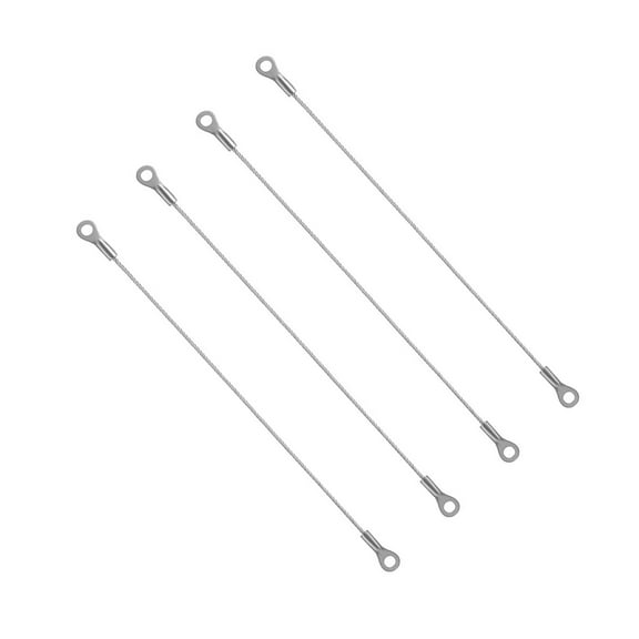 4Pcs Stainless Steel Cabinet Door Hinge Limiters With Protective Coating Adjustable Length Door Restraint Tool Wire Rope