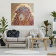 thumbnail image 2 of Wooly Sheep Animal Portrait Animals & Insects Painting Gallery Wrapped Canvas Print Wall Art, 2 of 7