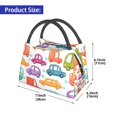 thumbnail image 2 of Lukts Sac à Lunch Motif Voitures Griffonnées pour Hommes Femmes Boîte à Lunch Isolée Mini Sac à Lunch Portable Sac Isotherme Réutilisable, 2 of 6