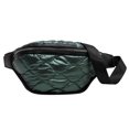 thumbnail image 1 of Bolso Cintura para Mujer Ropa Algodón Acolchada Informal A La Bolso Pecho 1233 Verde, 1 of 9