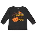 thumbnail image 3 of Inktastic Cutest Pumpkin in the Patch with Orange Heart Boys or Girls Long Sleeve Toddler T-Shirt, 3 of 5
