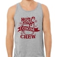 thumbnail image 2 of Hot Cocoa Crew Tank Top Unisex Medium Grey, 2 of 5