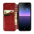 thumbnail image 5 of Case for Sony Xperia 10 II Flip Cover Wallet Flip Cover Magnetic Protective - Red, 5 of 5