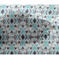 thumbnail image 4 of oneOone Viscose Chiffon Fabric Triangle Ikat Printed Fabric 1 Yard 42 Inch Wide, 4 of 4