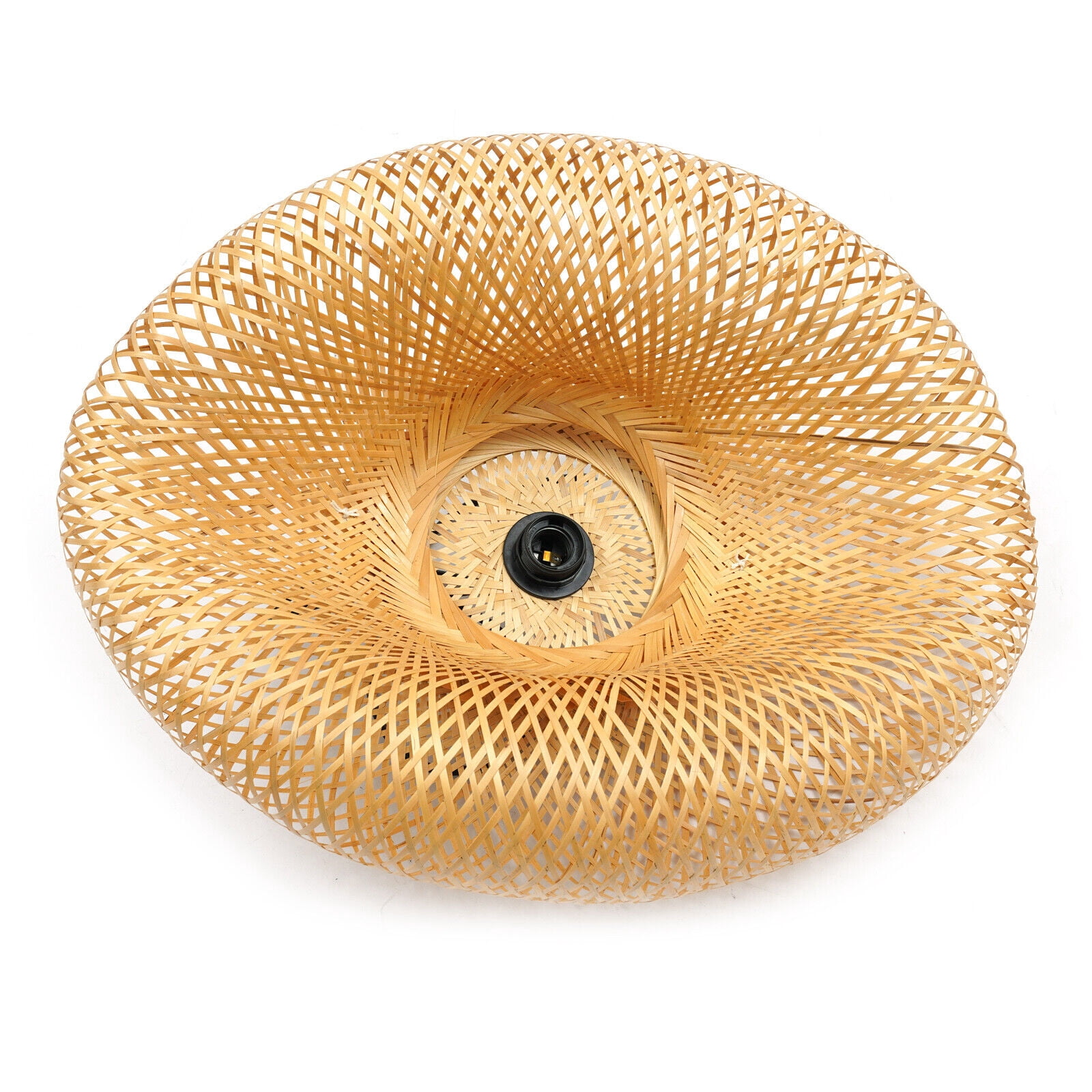 Wide Voltage Ceiling Light, Bamboo Woven Ceiling Light, Ceiling Mounted Light for Kitchens, Living Rooms, Bedrooms, Balconies, Bars