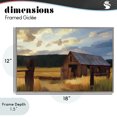 thumbnail image 4 of Stupell Industries Farmhouse Harvest Time Autumn Barn Gray Framed Giclee Art, 18 x 12, by Renel Peters, 4 of 8