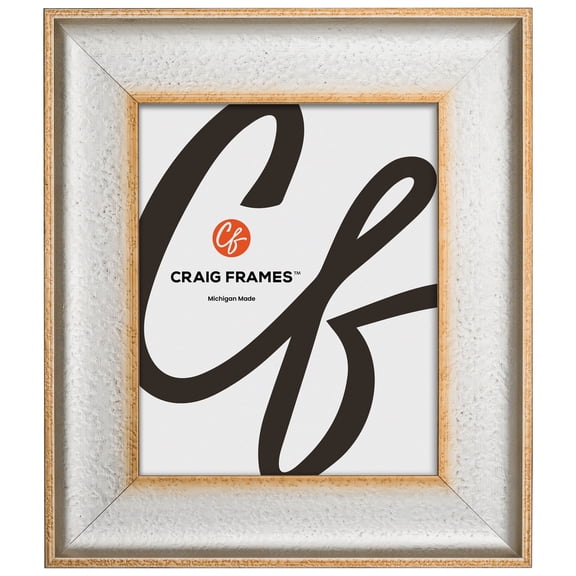 Craig Frames Cairo, 7x10 Picture Frame, Silver