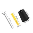 thumbnail image 2 of Raindrops 1Set Black Wall Mounted Ski Rack Vertical Snowboard Holder Secure Storage, 2 of 6