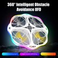 thumbnail image 6 of MXTPOV Drone with Cool LED Lights, 2.4G UFO Shaped Drone Toys for Kids, Drones with Altitude Hold, Headless Mode, 360° Rolling, One-click Take-off/Landing, 6 of 9