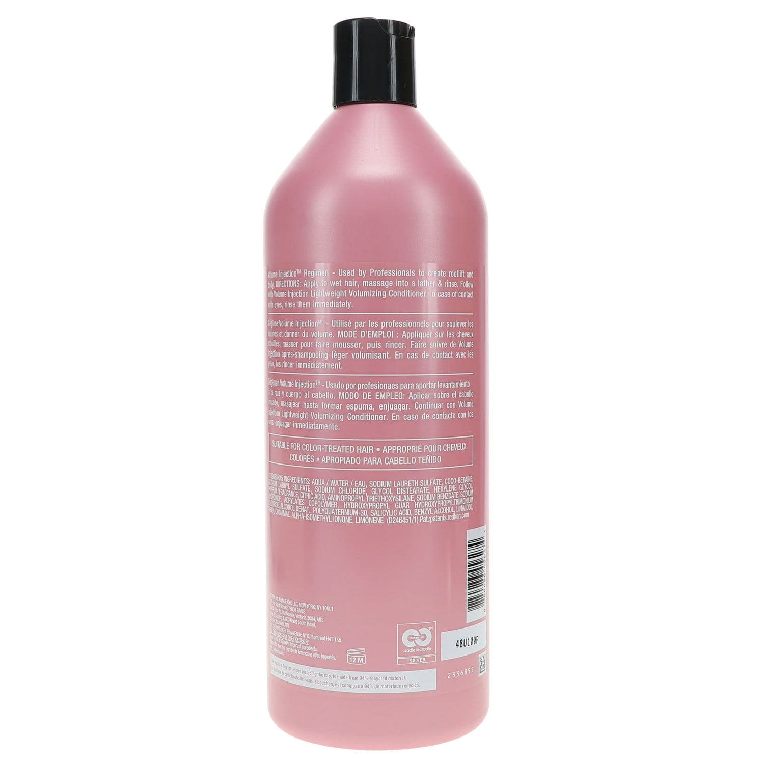 Redken Volume Injection Shampoo and Conditioner Set, 33 oz Each