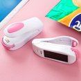 thumbnail image 2 of 1 Pc Portable Household Mini Sealing Machine Heat Food Saver for Plastic Bags Package Gadgets Tools Heat Press, Pink, 2 of 9