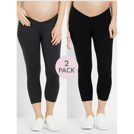 

Motherhood Maternity BumpStart Under Belly Maternity Crop Leggings (2 Pack)