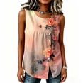 thumbnail image 4 of Fewfanhot Womens Tank Tops Eyelet Loose Casual Summer Tops Crew Neck Basic Sleeveless Shirts Trendy 2026, 4 of 6