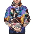 thumbnail image 6 of Demon Slayer Trendy Cartoon Men'S Fleece Hooded Hoodie, hoodies for women men with pockets,Fall Fashion 2025 Pullover Sweaters Winter Clothes, 6 of 9