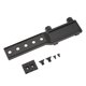 thumbnail image 2 of Adaptador De Base De Montaje En Riel, Sistema De Bloqueo Perfecto Para Montaje En Riel Anodizado Negro Para Mantenimiento, 2 of 8