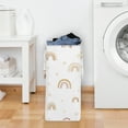 thumbnail image 3 of Sweet Jojo Designs Boho Rainbow Pink Yellow and Beige Foldable Laundry Hamper with Handles, 3 of 6