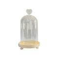 thumbnail image 2 of Cloche en Verre Transparent Cloche Micro Paysage Conteneur Cœur, 2 of 9