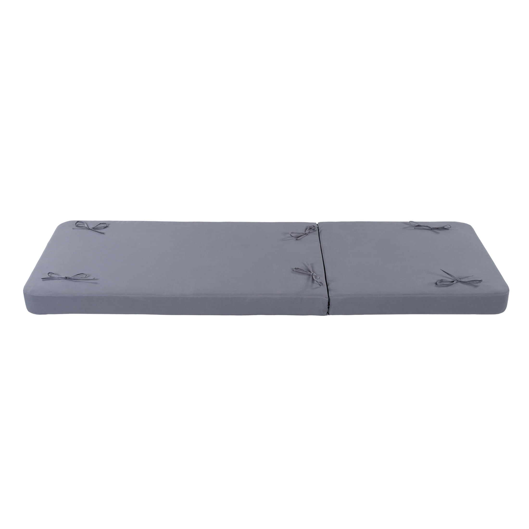 Christopher Knight Home Outdoor Chaise Lounge with Cushion, 5-Position Adjustable Back, Iron Frame, Black+Gray