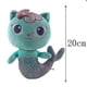 thumbnail image 4 of Newest 10 stlyes Gabby Dollhouse Plush Toy Cartoon Stuffed Animals Mermaid Cat Plushie Doll Kids Birthday Christams Gifts, 4 of 5
