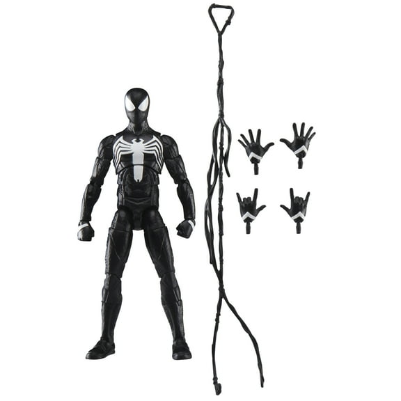 Marvel Legends Series Spider-Man 2 Gamerverse Peter Parker Black Suit 6-Inch Action Figure