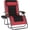 Red, variant on XXL Oversized Padded Zero Gravity Chair, Foldable Patio Recliner, 30" Wide Seat Anti Gravity Lounger with Cup Holder, Support 400 LBS (Black)