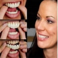 thumbnail image 4 of A Pair Upper & Lower High Quality Denture Instant Smile Comfort Fit Flex Cosmetic Teeth Denture Teeth Top Cosmetic Veneer Perfect Quality, 4 of 4