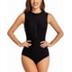 thumbnail image 1 of Traje de baño de una pieza para mujer con protección solar UV UPF 50+, estampado, con cremallera, para surf, 1 of 5