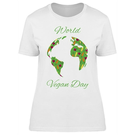Vegan Day Vegetable T-Shirt Women -Image by Shutterstock, Female x-Large
