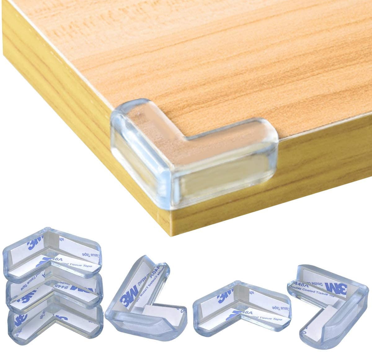 Protection D'Angle Pour Meubles Bébé - 12 Pièces Transparentes | Anti-Choc En Silicone | Sécurité Enfants