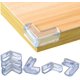 thumbnail image 1 of ERQVHQV 20 piezas protectores de esquina de mesa, protectores de esquina de mesa de bebé transparentes, protectores de esquina de niños para Protector de esquina de muebles brillar Electrónica, 1 of 5