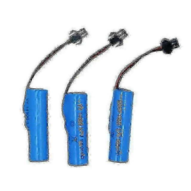 3pcs 3.7v 14500 Lithium Battery Pack With Protection Plate Sm Connector Toy Stunt Car Battery