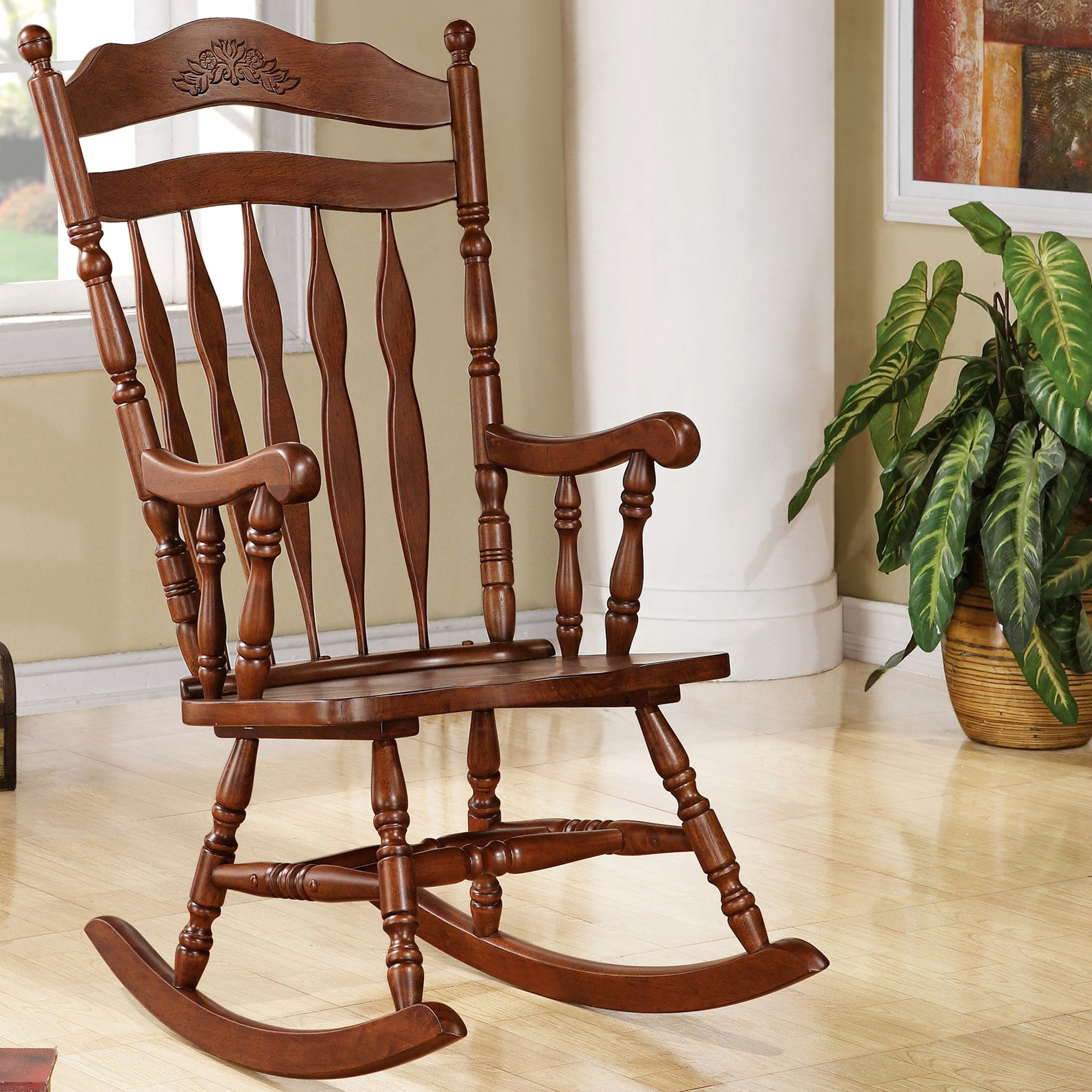 A Line Furniture Madrone Windsor Country Style Rocking Chair - Walmart