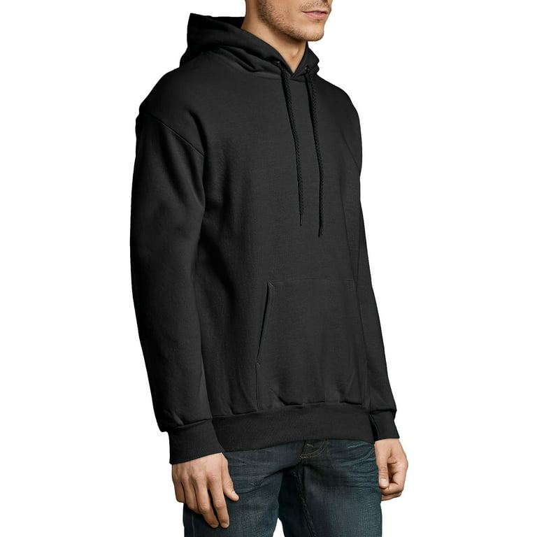 Hanes Men s ECOsmart Comfort Neck Long Sleeve Pullover Sweatshirt Men s or Men s Big Tall Walmart