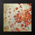 thumbnail image 2 of Jensen, Asia 15x15 Black Modern Framed Museum Art Print Titled - Crimson Foliage, 2 of 5