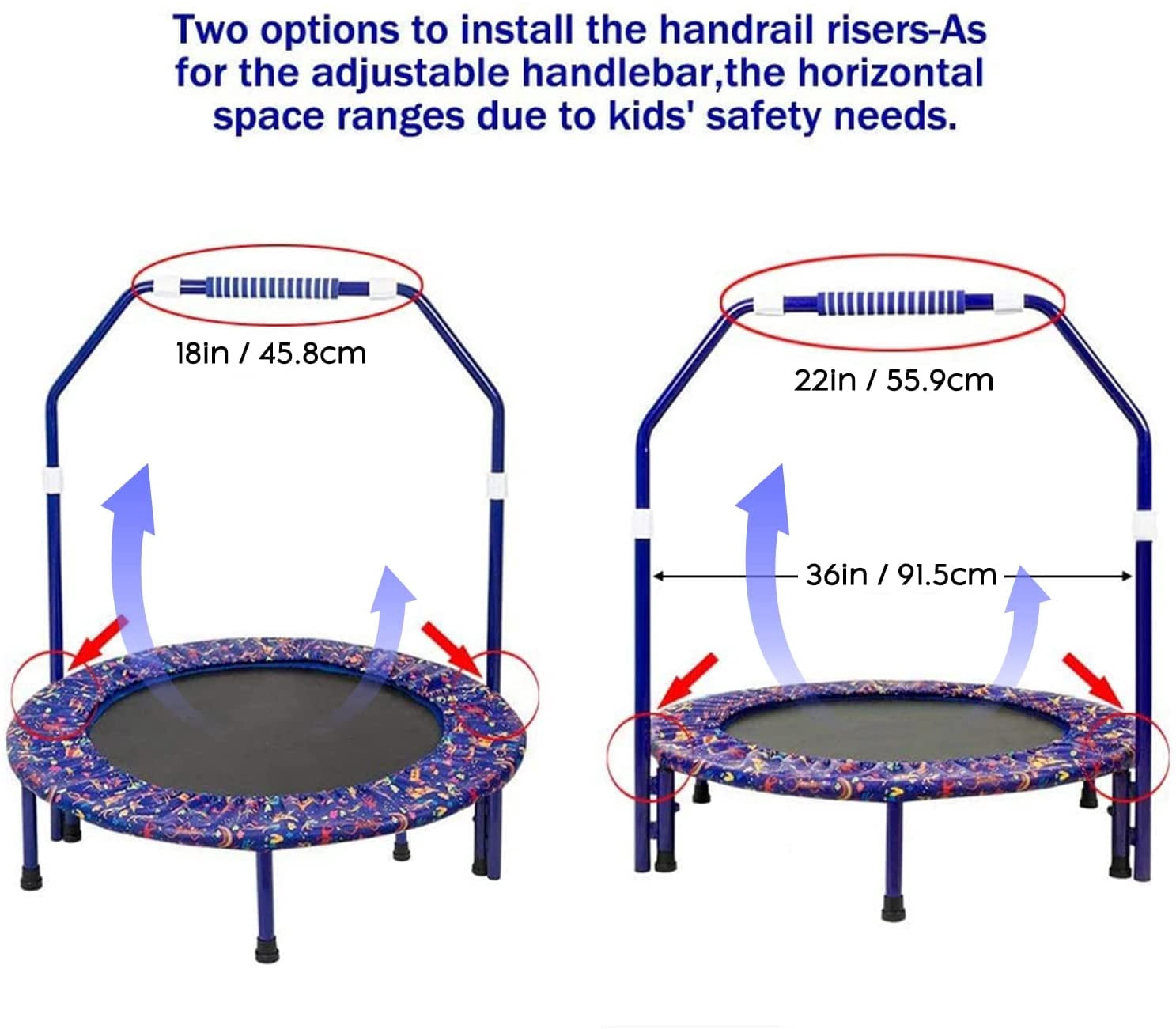 EALING BABY Kids Trampoline , 36-Inch - Purple