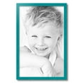 thumbnail image 2 of ArtToFrames 16" x 25" Aqua Picture Frame, 16x25 inch Green Wood Poster Frame (WOM-4428), 2 of 8