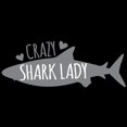 thumbnail image 3 of CafePress - Crazy Shark Lady Pajamas - Women's Dark Pajamas, 3 of 5