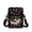Black Cat and Daisy Pattern, variant on CHAQLIN Deer Forest Scene Lightweight Over Shoulder Purse, Polyester Fabric Shoulder Satchel Bags Portable Crossbody Bags for Travel Shop