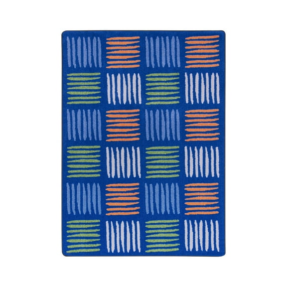 Joy Carpets Kid Essentials Right Turn Multi 7'8" x 10'9"