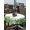 white, variant on St. Patrick's Outdoor Tablecloth - 54 Inch Round Dining Table Cover, Lucky Shamrock Green Eucalyptus Floral Plants Waterproof Outdoor Table Cloth with Umbrella Hole & Zipper for Picnic/Patio/Party