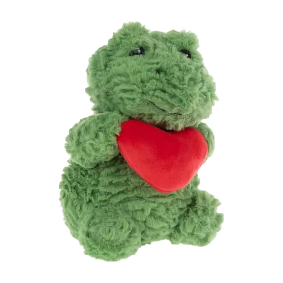 9.84Inch Cute Valentine Frog Holding Heart Stuffed Animals Plush Toy for Birthday Christmas Valentines Day Easter Gifts, Easter Basket Stuffers
