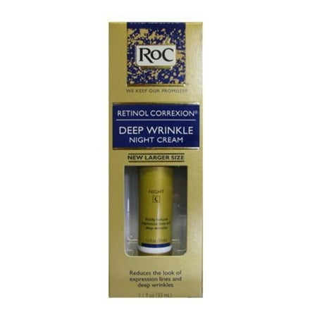 RoC Retinol Correxion Deep Wrinkle Night Cream 1.1 fl. oz RoC Retinol Correxion Deep Wrinkle Night Cream 1.1 fl. oz