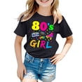 thumbnail image 1 of T-shirts pour Filles à Manches Courtes Imprimés, Col Rond, Hauts d'Été pour Adolescentes, Hauts pour Filles de 6-7 Ans, Mode pour Filles, 1 of 4