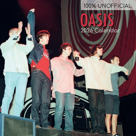 Gifted Stationery Co, Oasis 2026 Wall Calendar, 12'' X 12'', 16-Month Calendar with Stapled Binding