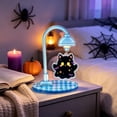 thumbnail image 5 of AOMXGD Halloween Acrylic Desktop Ornament, Pumpkin Ghost Tabletop Decor Stand With Replaceable Pendants For Shelf Mantel Holiday Decoration, 5 of 6