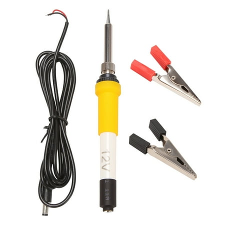 

Electric Soldering Iron Set DC 12V 40W Portable Car Alligator Powered Soldering Iron
